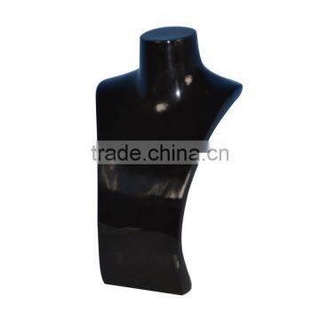 New Fiberglass Holder Jewelry Display Mannequins Black Side Head Model photo-3