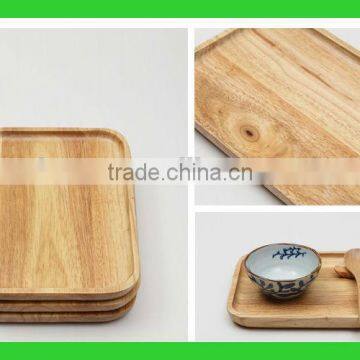 Wood tray Rectangle wooden serving tray Wood plate