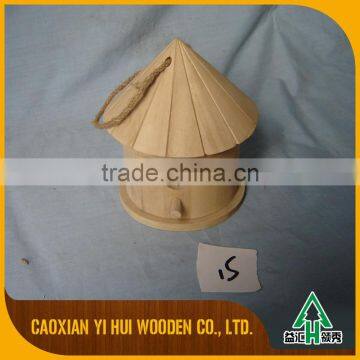 Colorized Dome Wooden Bird House Feeder photo-6