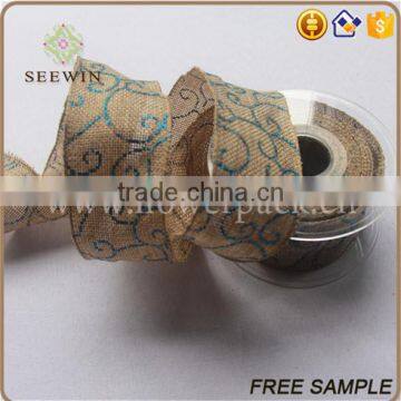 Wholesale Types of Linen Fabric Make Gift Ribbon