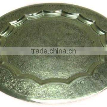 Hammered Embossed Charger Plate