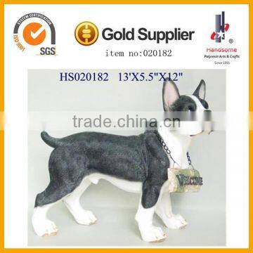 14.5 Inch Resin Dog Figurines Garden Animal Sculpture Resin Animal photo-5