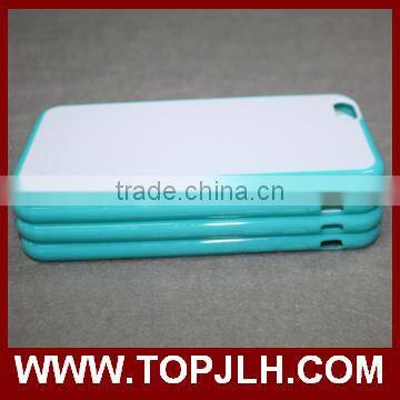 White PC Case With TPU Edge uv Printing Phone Case for Iphone 6