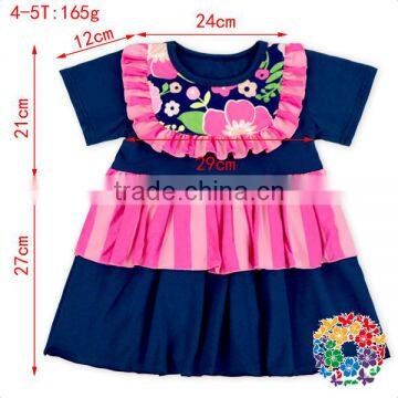 2017 Summer Boutique Clothing Set Ruffle Top And Shorts Two Pieces Girls Outfits photo-2