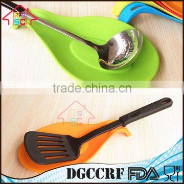 NBRSC High Temperature Silicone Spoon Pad for Food Grade Trivet Rest Heat Resistant photo-4