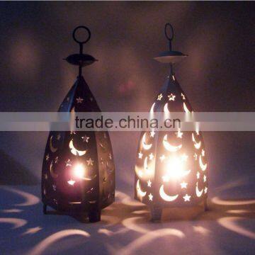 2017 Black Moroccan Vintage Style OEM Metal Lantern Candle Holders photo-3