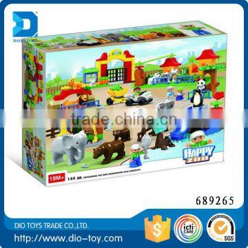 New Trending Products 95 PCS Plastic Building Blocks Diy Zoo Toys For Kids