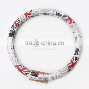 UK Style Printing Car Steering Wheel Cover