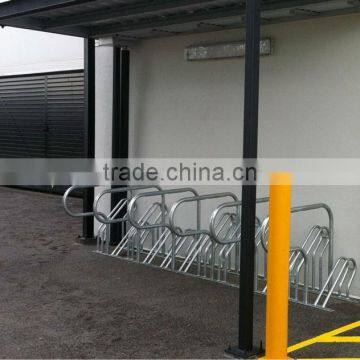 galvanized bicycle racks