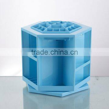 High Quality ABS Big Rotatable Cosmetics Display Shelf Wholesale photo-2