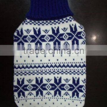 Black Fabric With Printed Mummy Hot Water Bottle With Cover photo-6