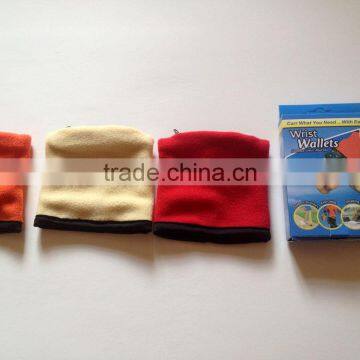 Multi-function Wrist Wallets Zippered Wrist Pouch 3 in 1 Wristbands Wallets photo-3