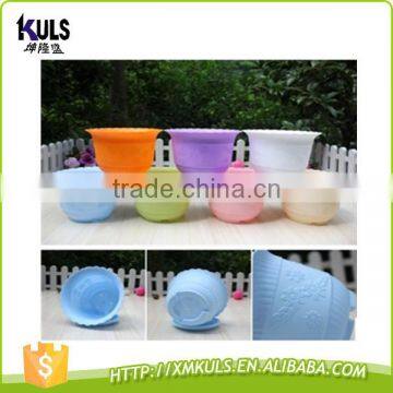 Environmentally Plastic Round Garden Nursery Planter Flower Pot photo-5