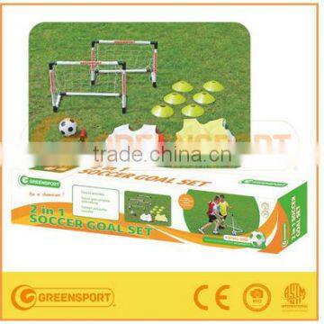 GSSGST3 PLASTIC 2 IN 1 SOCCER GOAL PLAY SET