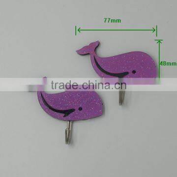 Wholesale Sea Fish Self Adhesive Acrylic Plastic Wall Hook photo-2