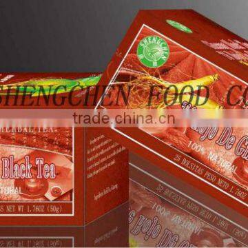 Ginseng Black Teabag, flavor teabag, herbal teabag