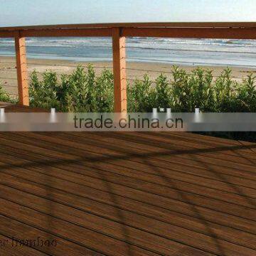 Matt Finish Outdoor Strand Woven Bamboo Decking Carbonized Color -KE-OS0822 photo-3