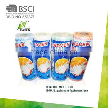 Cheap Good Quality Big Spunlace Nonwoven Fabric Rolls Kitchen Multipurpose Clothing Wipes