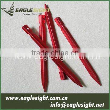 metal tent pegs