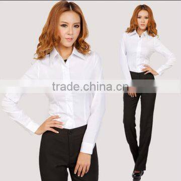 65% cotton 35% polyester lady shirt factory Goldjade