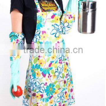 Fashion printed Color butyl cloth waterproof aprons