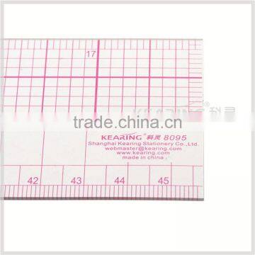1.2mm Thick 18" &45cm Sized Width Sandwich Line Printing PVC Flexible Garment Ruler for Fashion Design and Tailor Pattern#8095 photo-4