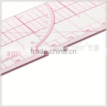 60cm&24" Straight Flexible 1.2mm Thickness Sandwich Line Plastic Garment Ruler for Sewing Design#8097 photo-3