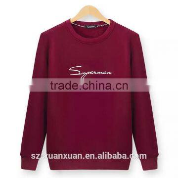 Cheaper O-neck Colorful Long Sleeve Fullover Hoody for Young Men photo-3