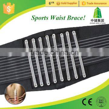 Black Sports Waist Training Belt With Spring photo-3