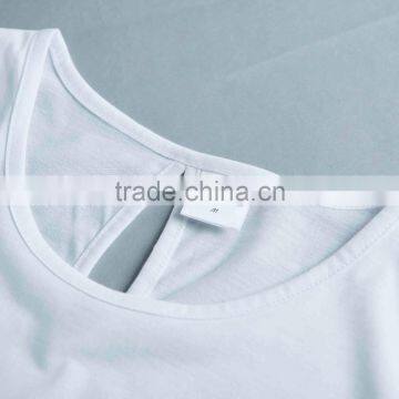 Pompon Crop Top T-shirt Sublimation Blank. no Minimum Qauntity Real Factory . Sublimation Blank photo-3