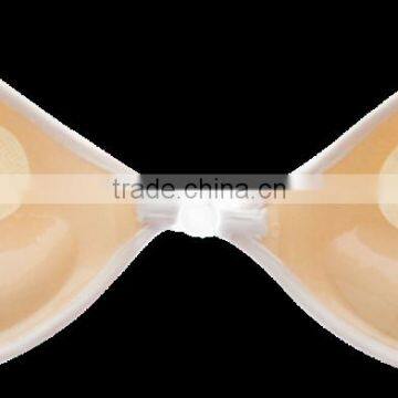 Fashionable Backless Strapless Padded Lace Triangle Bra photo-3