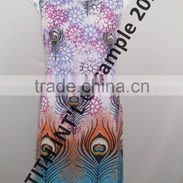 Printed Cotton Ladies Dress photo-6