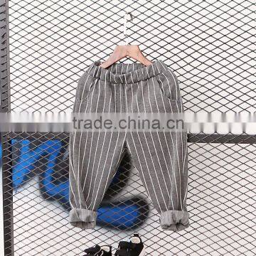 2-9 Years 2017 New Wholesale Autumn Cotton Good Quality Stripe Kids Clothing Pants photo-2