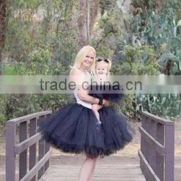 Tulle Mother Daughter Clothing New Design Ladys Frock Tutu Dresses Kids Mom And Daughter Dress Matching photo-4