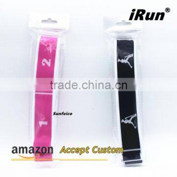 High Elasticated Embroidery Logo Yoga Loops Band Perfect for Upper Body, Lower Body, and Full Body Workouts photo-5