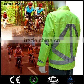 Night Vision Cycling Rain Jacket Jersey Safety Jacket photo-2