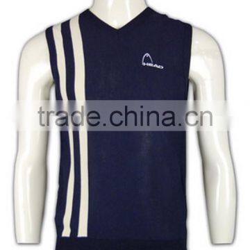 ISO9001/BSCI Manufature Fashionable Navy Blue Oversized Cardigan Vest photo-6