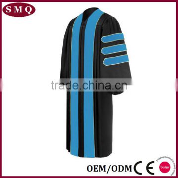 Hot Sale China Manufacturer senior cap and gown buy doctoral graduation gown