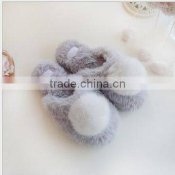 Contracted Long Wool Lovely Winter Cotton Slippers photo-4