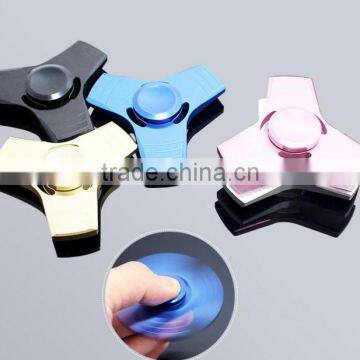 Spot New Decompression Clover Finger Spiral Metal Finger Gyro Aluminum Finger Gyro photo-2