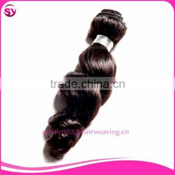 Factory Supply 100% Human Hair Extension 8inch Indian Temple Hair Wholesale Loose Wave 7a Virgin Hair Weaving photo-4