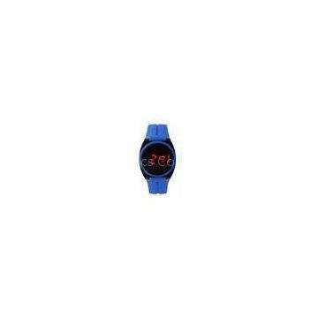 Waterproof Touch Screen LED Watch Blue Fashion EL Backlight Electronic Watch