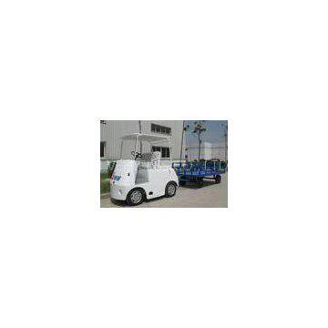 Single Seat 3 KW Utility Electric Vehicles , Electric Powered Tow Tractor with Roof