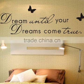 Dream Until your Dreams Come True Wall Art Quote Removable Stickers Vinyl DecalsDream Until your Dreams Come True Wall Art Quote