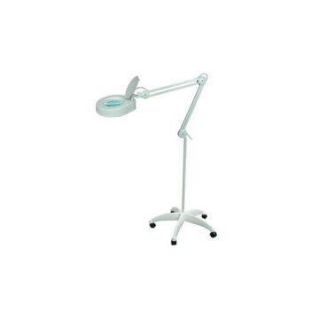 5 Inch Magnifier Lamp On Floor Stand