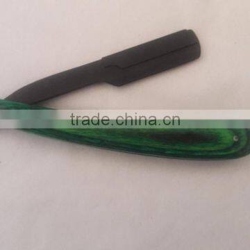 Wholesale Barber Straight Cut Shaving Razor with wood handle