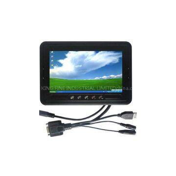 7-inch touch screen with VGA