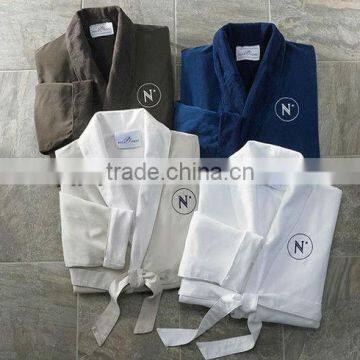 Terry Towelling Fabric Adult Bathrobe photo-4