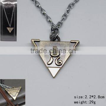 Yu-Gi-Oh Bronze Triangle Fashion Jewelry Anime Popular Necklace