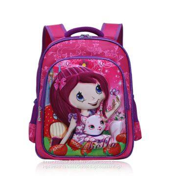 Beautiful Girls' school bag, teenager lightweighted backpack, large capacity shoulder bookbag